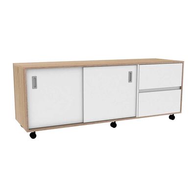 Imagen 2 del producto Rack TV CIC Nash Olmo Blanco Hasta 70""