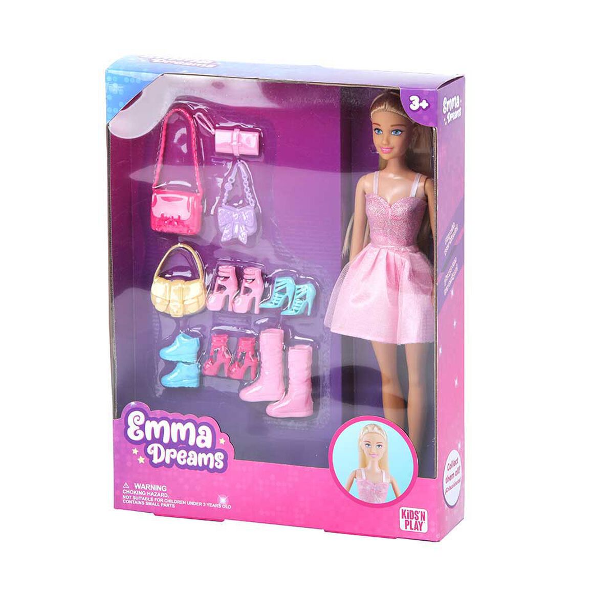 Muñeca Fashion Doll Kids'N Play