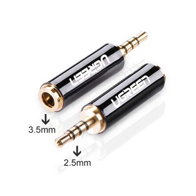 Adaptador Plug 2.5Mm A Jack 3.5Mm M/H Mic Compatible Ugreen 20501