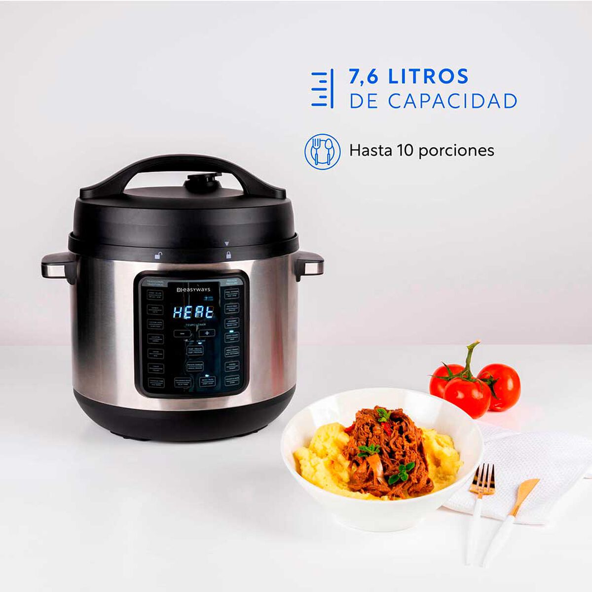 Olla de Cocción EasyWays Fast Pot Ceramic+ 7,6 lts.