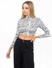 Top Cuello Perkins Manga Larga Mujer Fiorucci