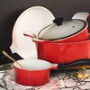 Baterías de Cocina Cerámica Kitchenware Simply Rojo 10 Piezas
