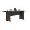 Escritorio TuHome Home Office Negro Soft Coñac