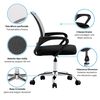 Combo Oficina Escritorio Blanco + Silla New York Negra y Blanca Arthome