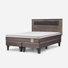 Combo Cama Europea Rosen King New Style 4 Plus BD + Respaldo Ferrara