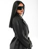 Abrigo Trench Ecocuero Mujer Icono