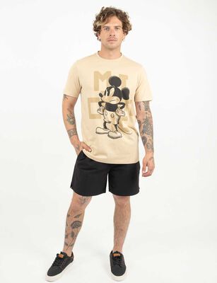 Imagen 2 del producto Polera Mickey Mouse Manga Corta Hombre Licencia Arena, White