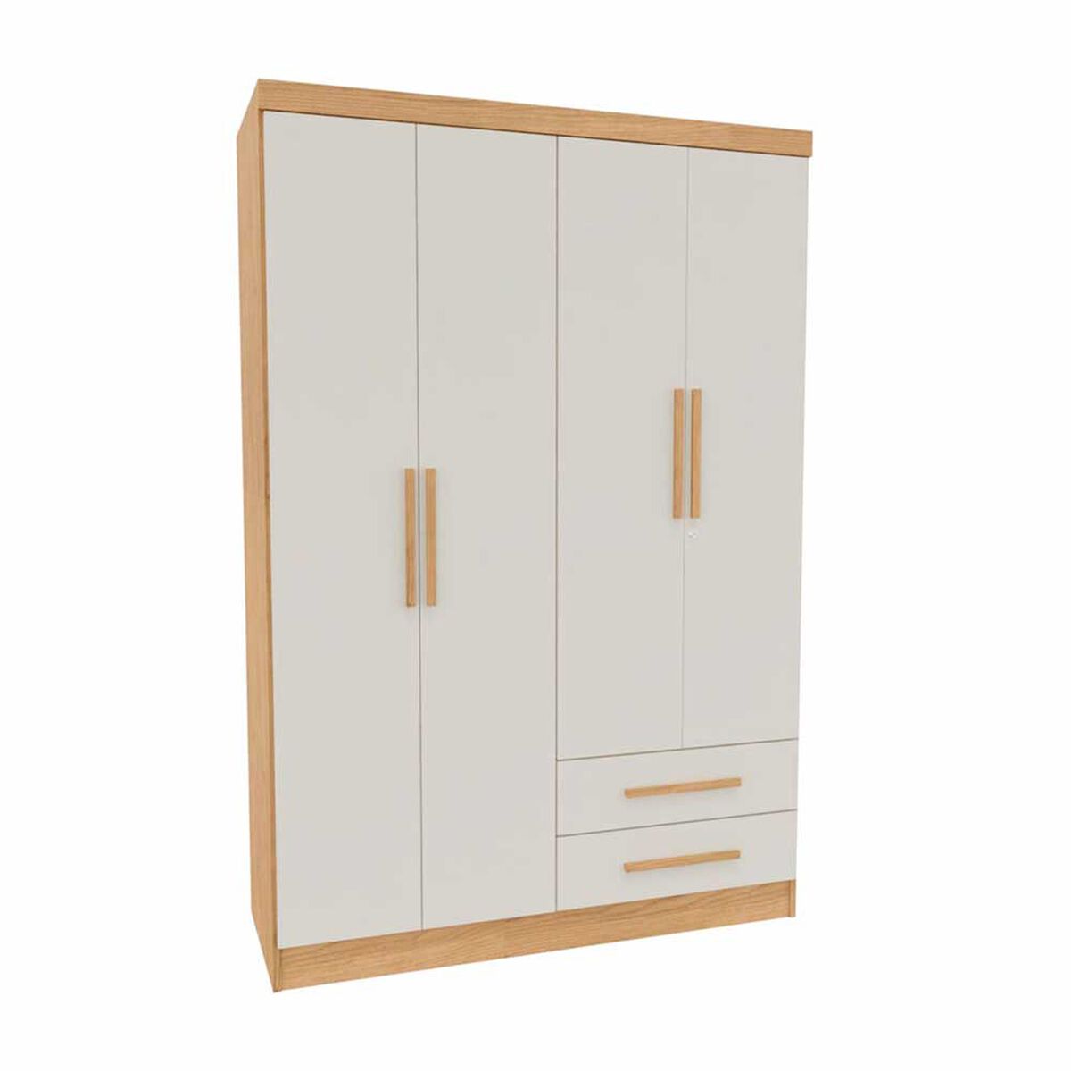 Closet Yardas Josefa 4 Puertas 2 Cajones Arena
