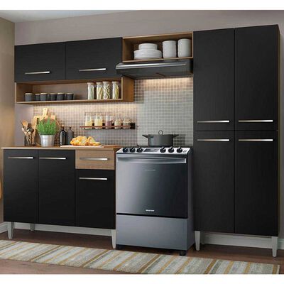 Imagen 2 del producto Mueble de Cocina Vekkahome Emilly Negro