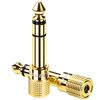 Adaptador Gold Estereo Plug 3.5Mm H/M Plug 6.3Mm Ugreen 20503