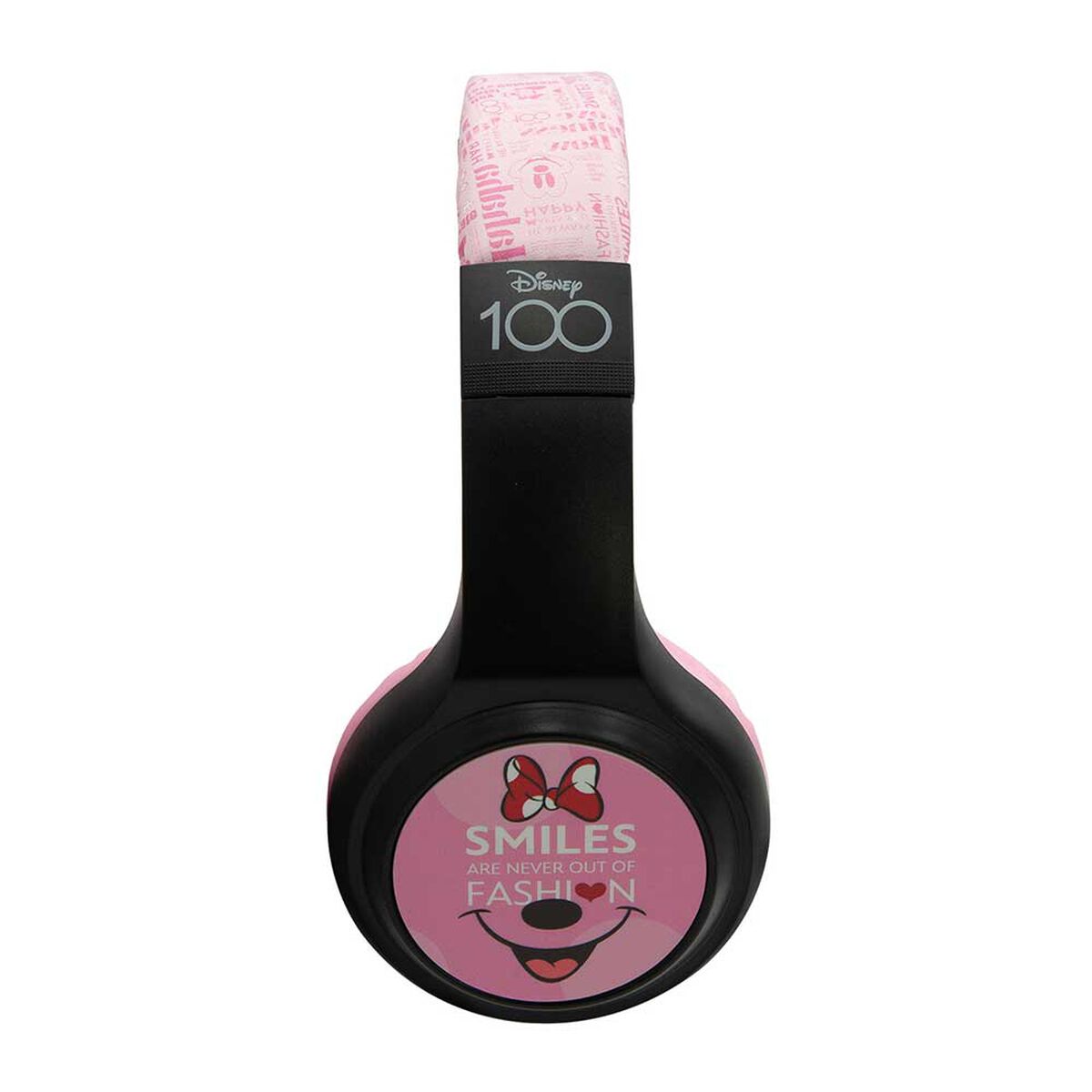 Audífonos Bluetooth Over Ear Disney Minnie Negro Rosado