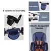 Triciclo Reversible y Plegable con Accesorios Azul Lubabycas