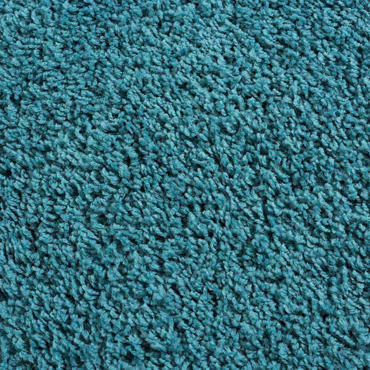 Alfombra Dib Shaggy Colors 150 x 200 cm Turquesa