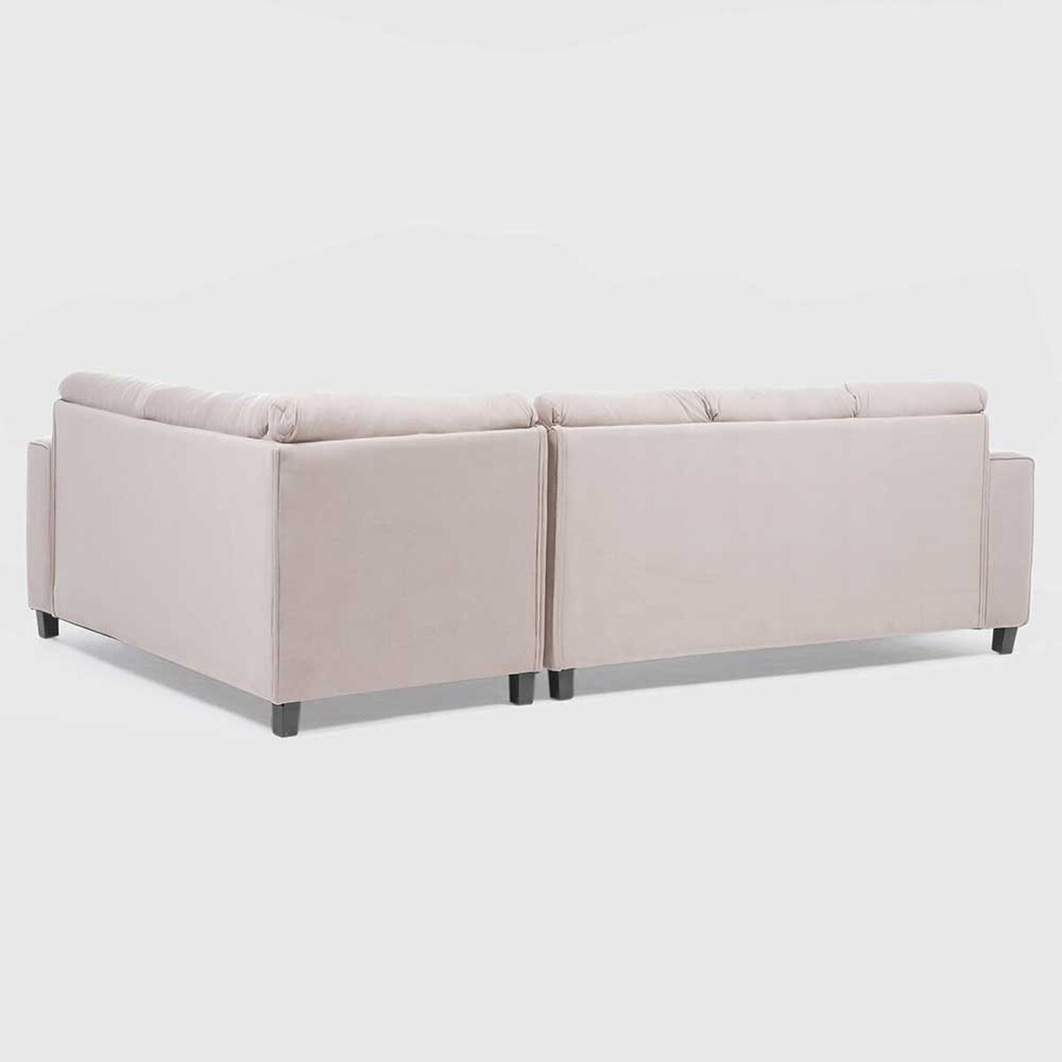 Sofá Seccional Derecho Living Factory Dubai 5 Cuerpos Beige