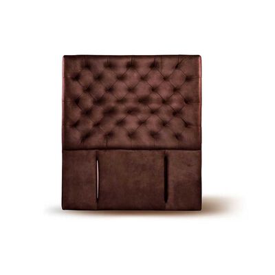 Imagen 1 del producto Respaldo Latam Home 1 Plaza Brescia Cuero Café Moro