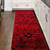 Alfombra de Pasillo Modalfo Siesta Rojo 230 x 70 cm