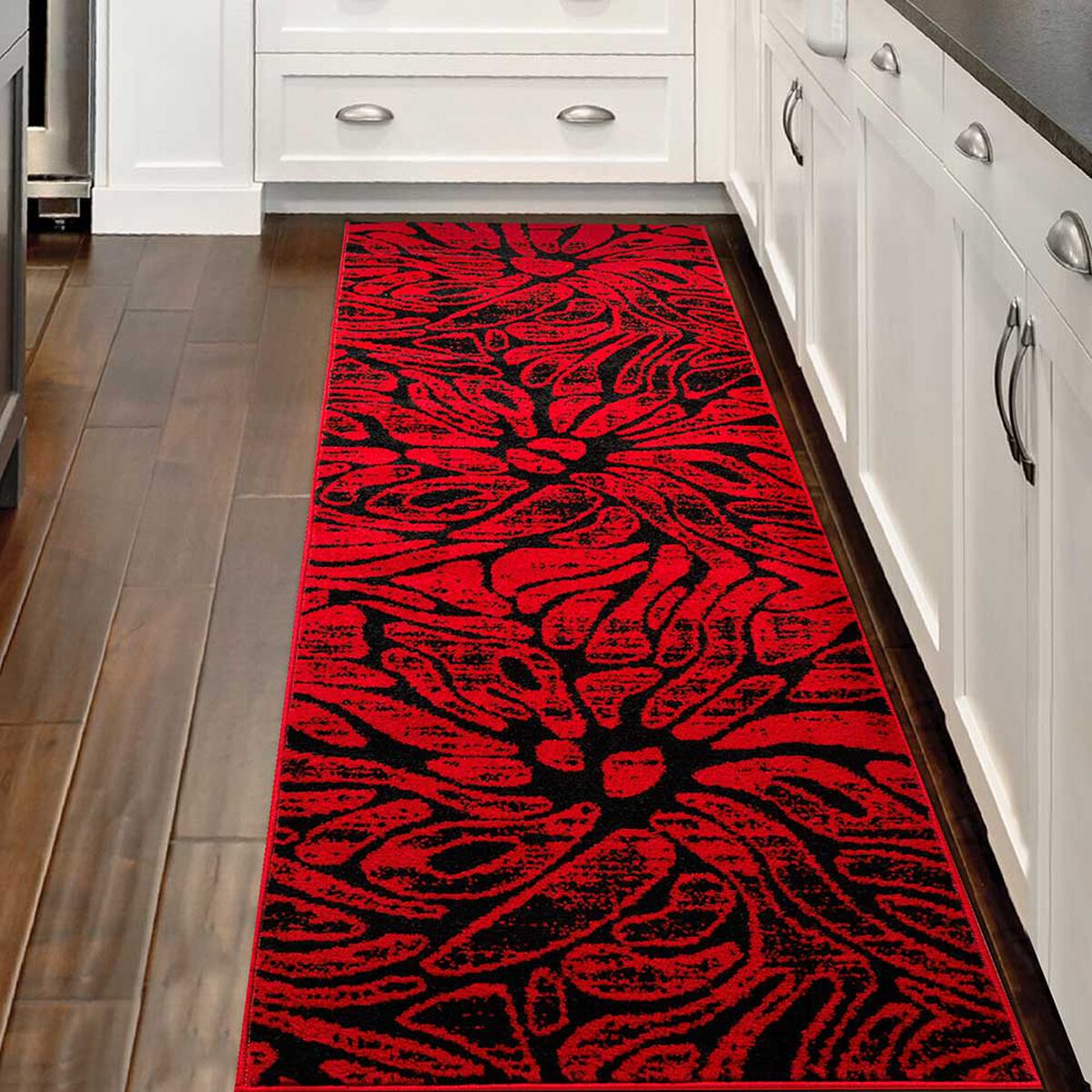 Alfombra de Pasillo Modalfo Siesta Rojo 230 x 70 cm