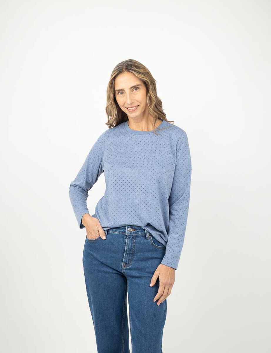 Polera Manga Larga Mujer Portman Club