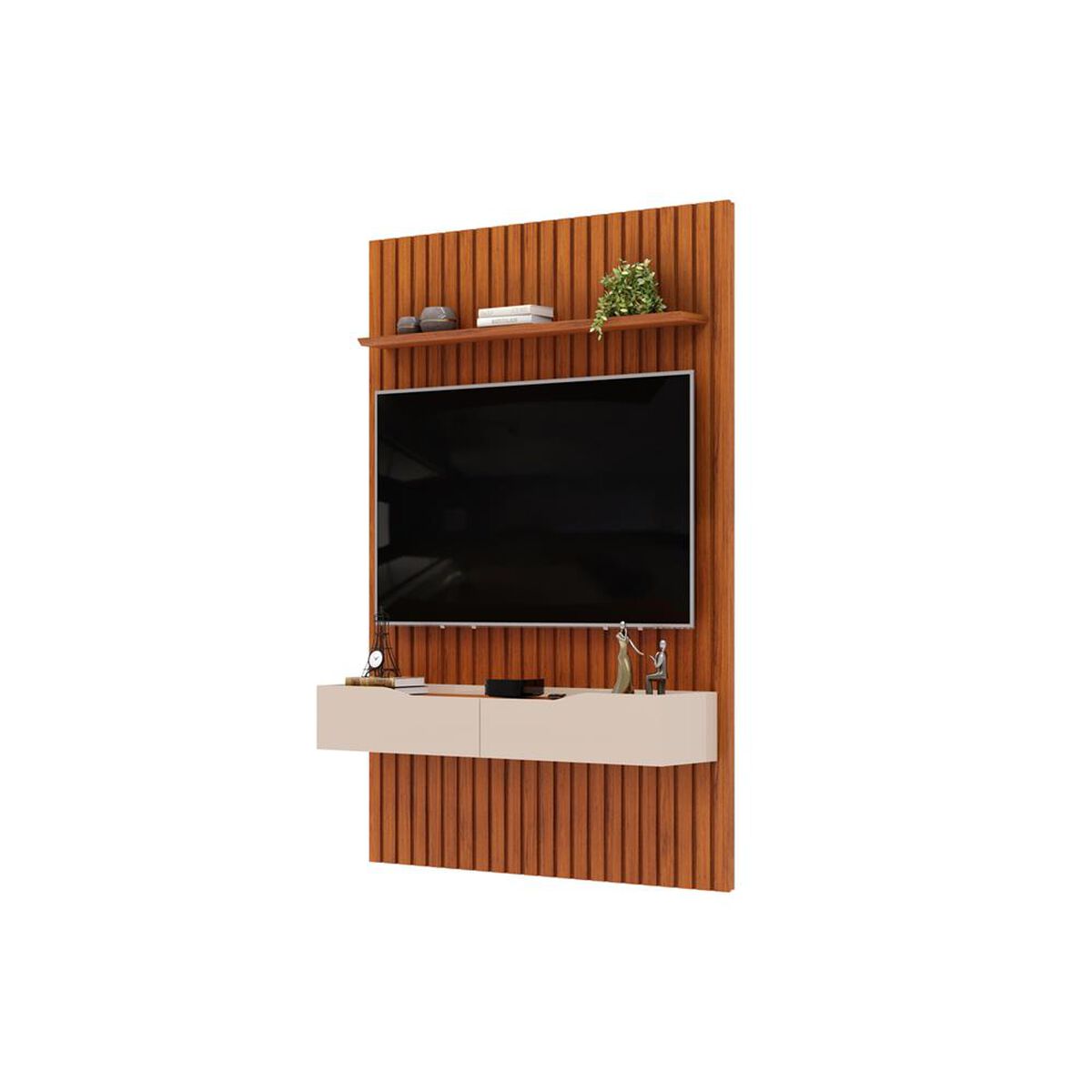 Panel TV Altavision Pratic 143 Café y Blanco