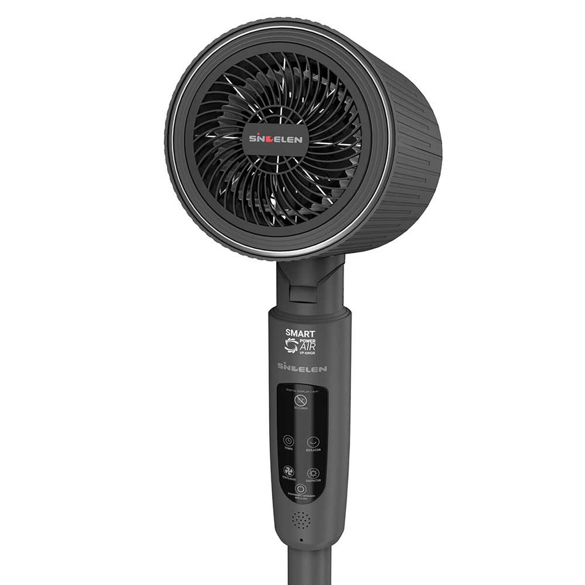 Ventilador Calefactor de Pedestal Sindelen VP-6WGR Gris