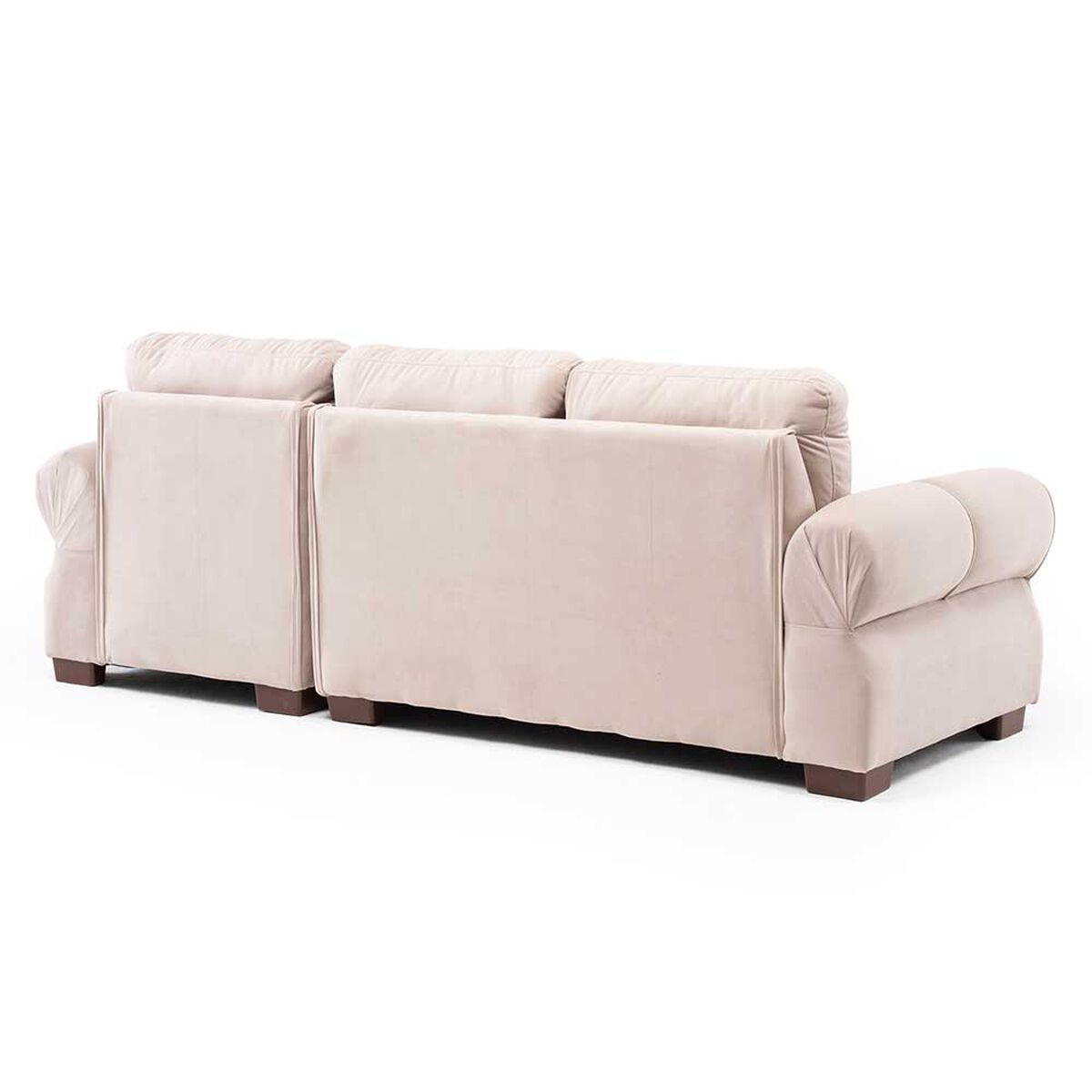 Sof&aacute; Seccional Living Factory Oregon 4 Cuerpos Beige