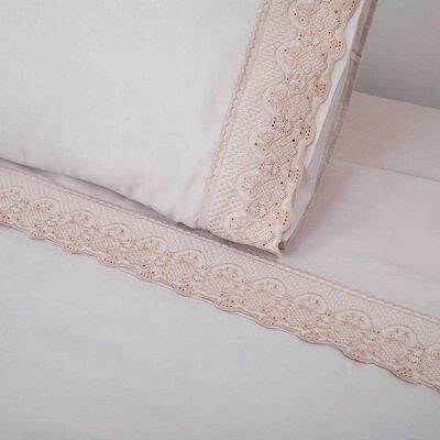 Imagen 1 del producto Juego de Sábanas Doral 1,5 Plazas Santorini Beige