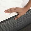 Cama Europea CIC Iron Smart 2 Plazas Anatomic + Respaldo Black Tapizado + Faldón