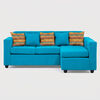 Seccional Muebles MPR Jazm&iacute;n 4 Cuerpos Turquesa