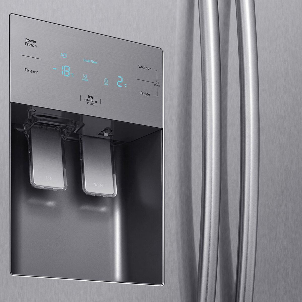Refrigerador Side by Side Samsung RS50N3403SL/ZS 501 lts.