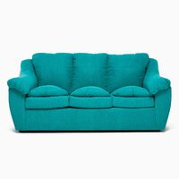 Sofá Cabsur Galicia 3 Cuerpos Chenille Turquesa