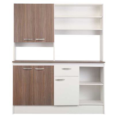 Mueble de Cocina CIC Paula Nogal Africano Blanco 1 Cajón