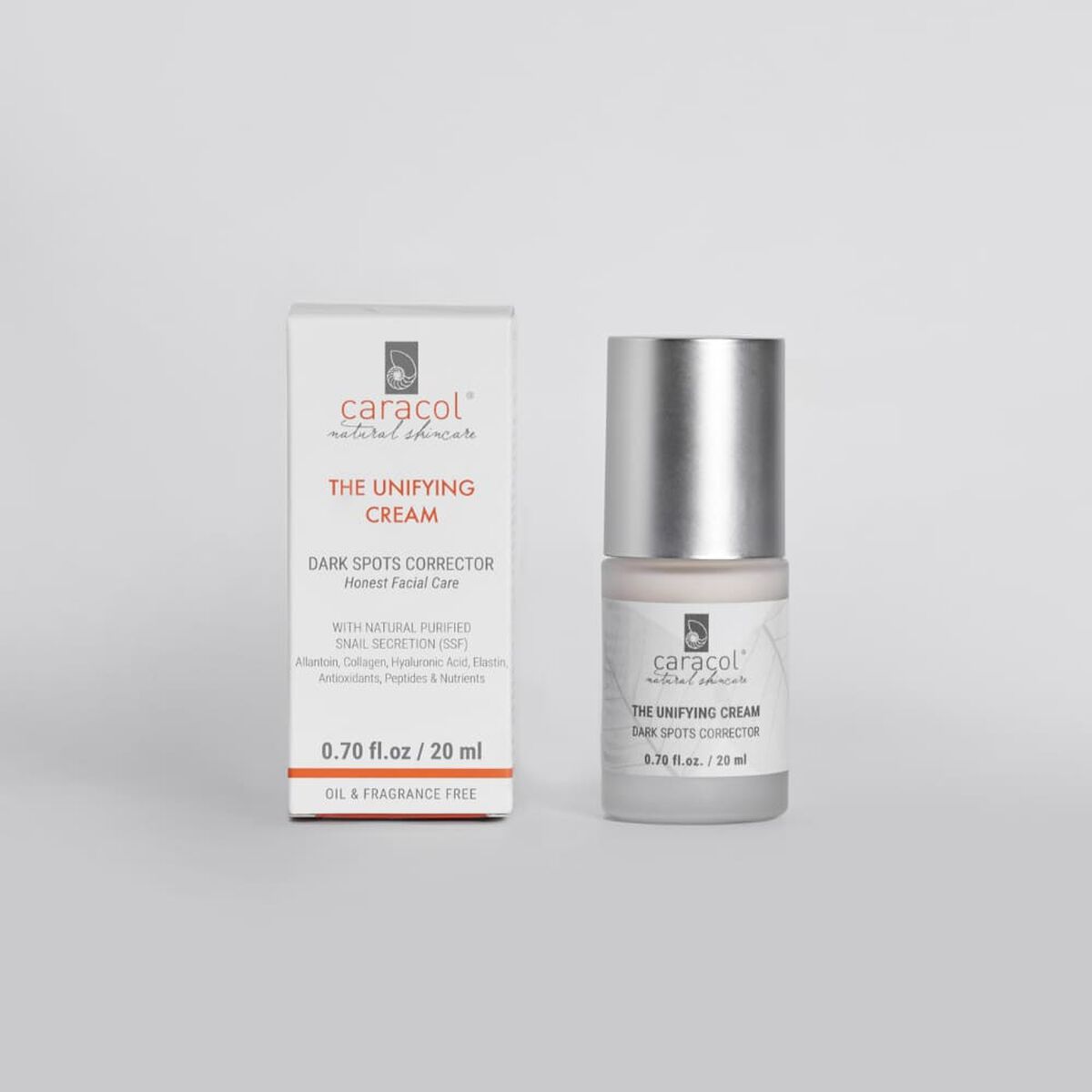 Crema Unificante 20 ML Travel Size Caracol Natural Skin