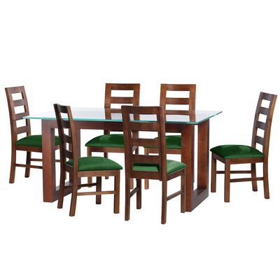 Juego de Comedor Latam Home Pamplona Salamanca 6 Sillas PU Negro