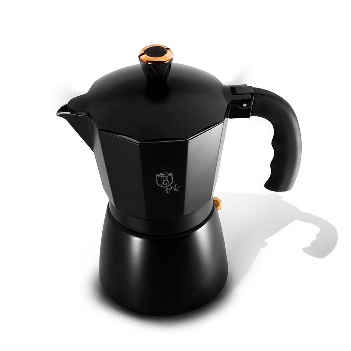 Cafetera Berlinger Haus Aluminio Negro