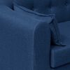 Juego de Living Innovamuebles Dali Sofá 3 Cuerpos + Dos Sillones 1 Cuerpo Azul