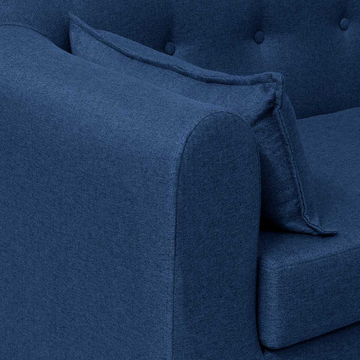 Juego de Living Innovamuebles Dali Sofá 3 Cuerpos + Dos Sillones 1 Cuerpo Azul