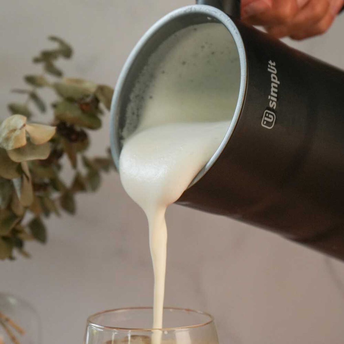 Espumador de Leche 4 en 1 Simplit Negro