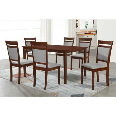 Juego de Comedor Casanova Milan 6 Sillas Caf&eacute;