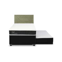 Cama Nido CIC 1,5 Plazas Ortopedic + Respaldo Villarrica Olivo