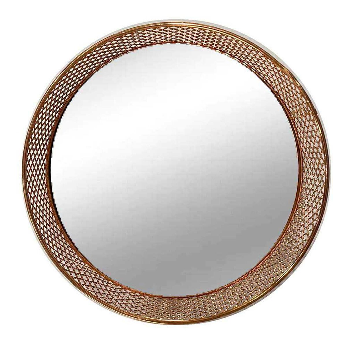 Bandeja Metal Vgo Espejada Circular 21 cm Dorado