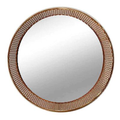 Imagen 1 del producto Bandeja Metal Vgo Espejada Circular 21 cm Dorado