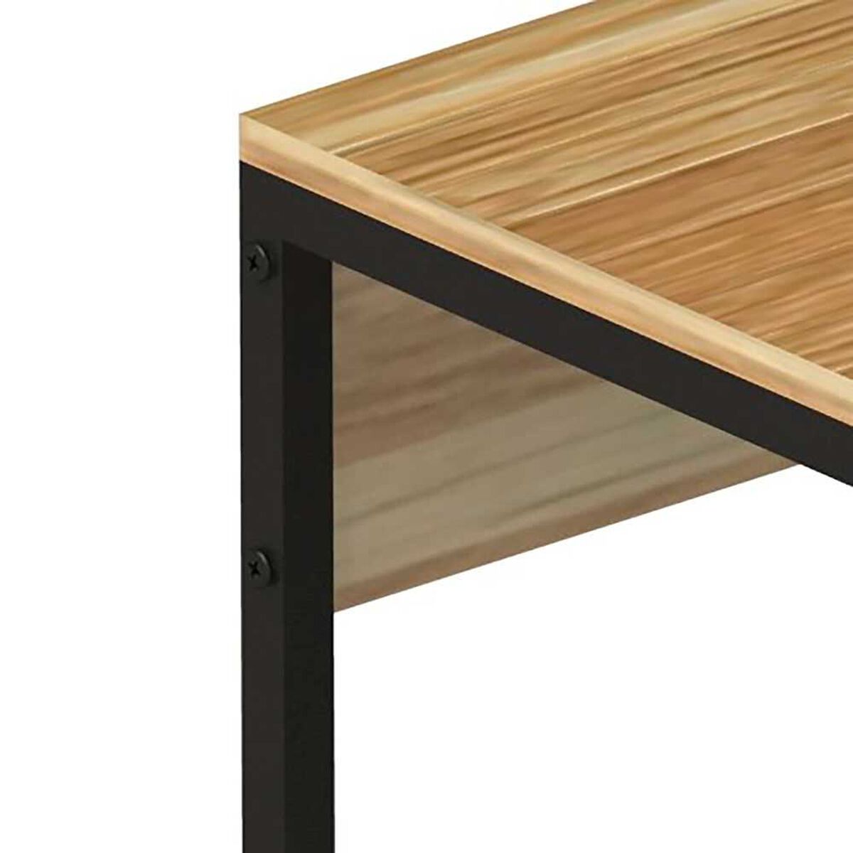 Escritorio Vekkahome Urban Patas Metalicas Caf&eacute; 90Cm