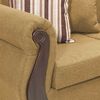 Juego de Living Innovamuebles New Bugambilia Sofá 3 Cuerpos + Dos Sillones 1 Cuerpo Oro