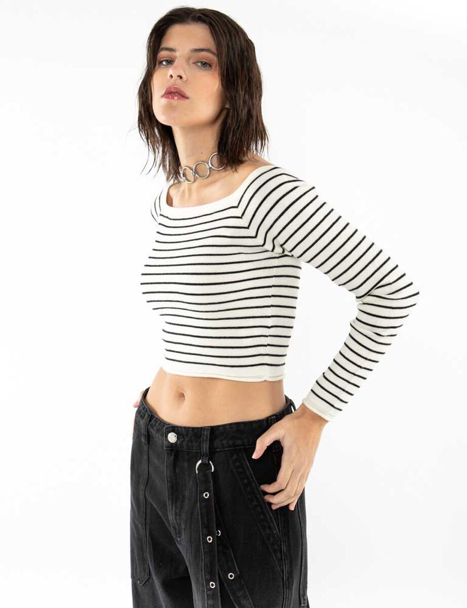 Sweater Corto Mujer Icono