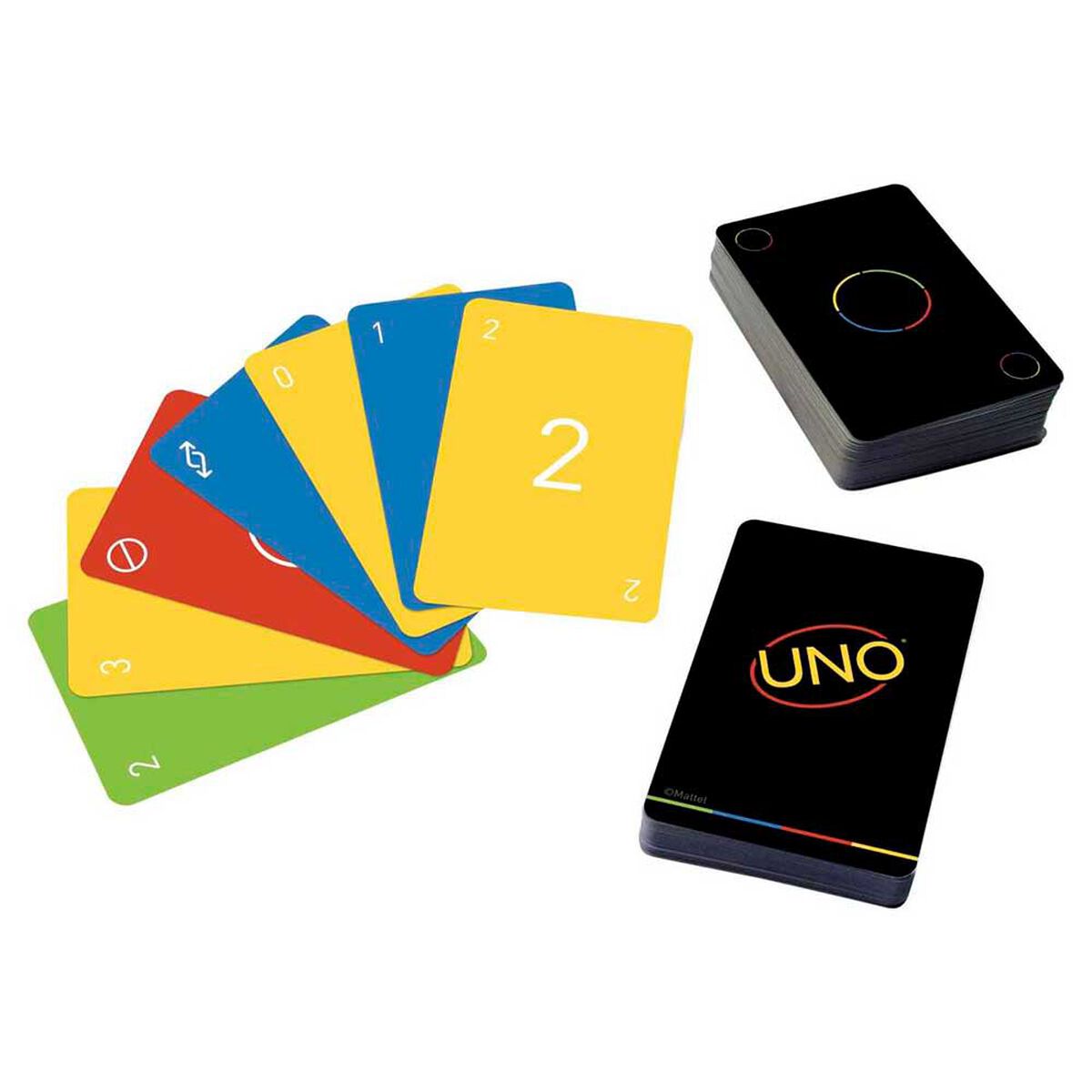 Juego de Cartas Uno Minimalista para 7+ Años
