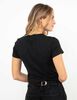 Polera Crop Con Estampado Mujer Icono