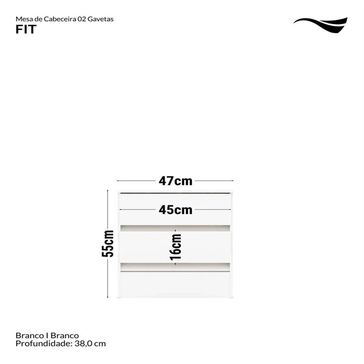 Velador Altavision Fit Blanco