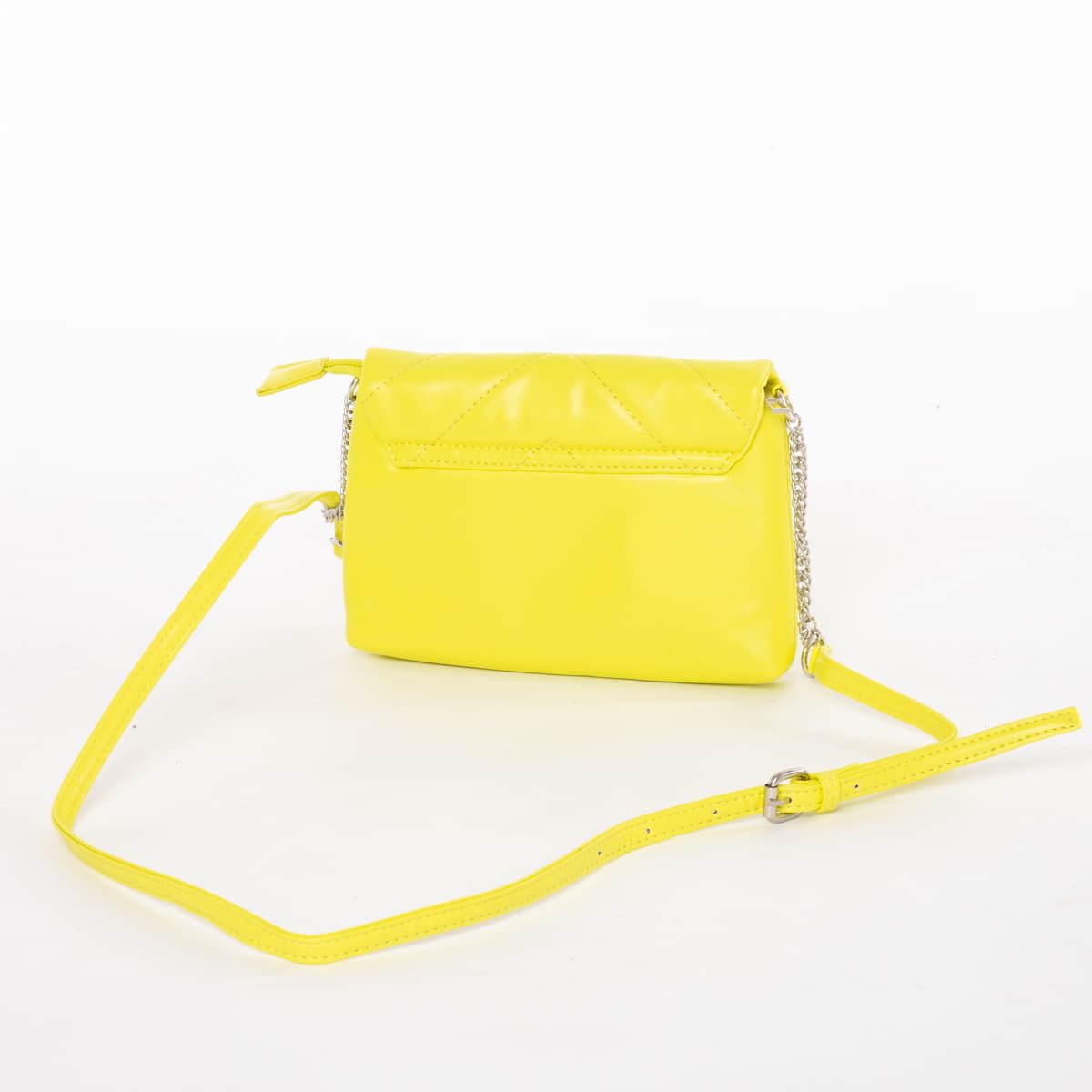 Cartera Cross Bag Mujer Amarillo Eco Cuero Icono
