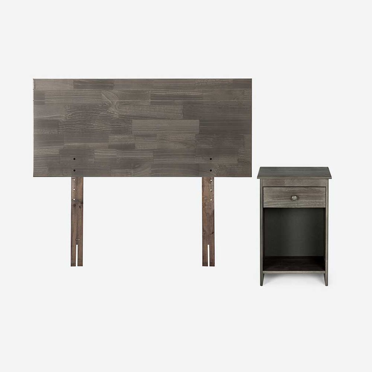 Cama Europea Rosen 1 Plaza Ergo T + Respaldo + Velador