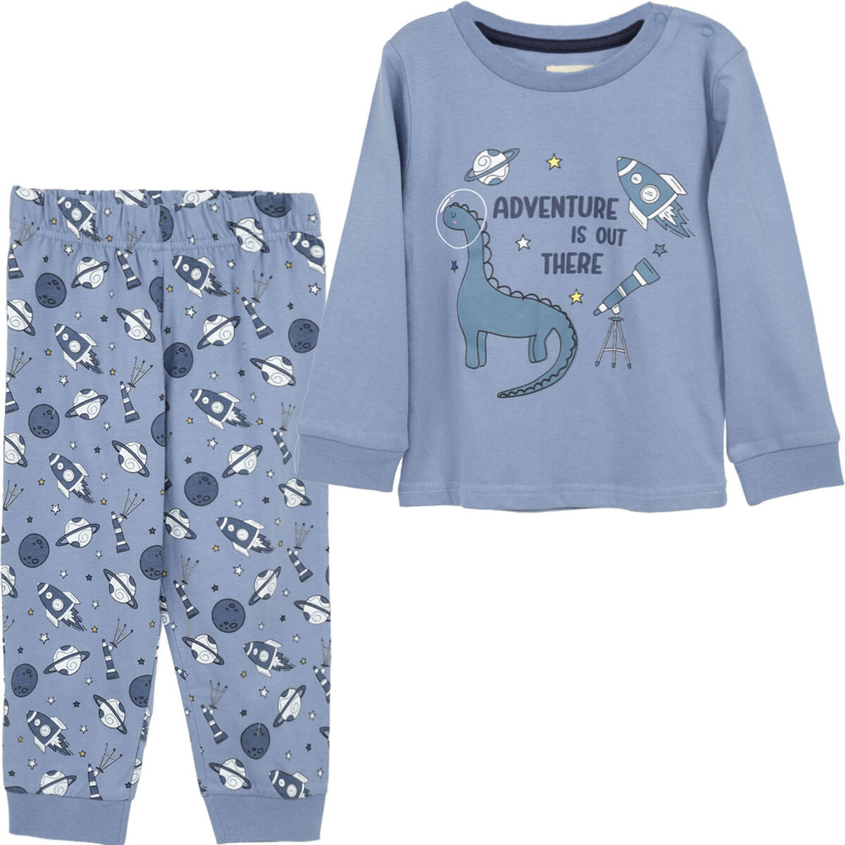 Conjunto Pijama Polera+Pantalón Bebo Chess